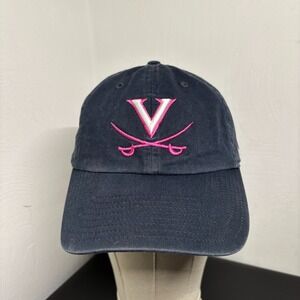 University of Virginia '47 Brand Baseball Cap Hat Navy Blue Pink Strapback Cavs